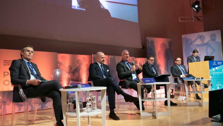 Un momento del convegno sulla Presentazione del Rapporto 2023 dell'Osservatorio Nomisma su "Il sistema dei Farmaci Genericiin Italia"