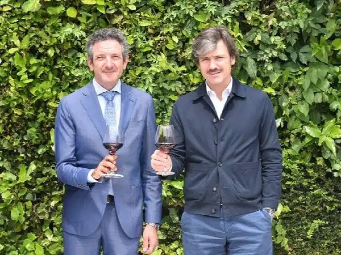 Il presidente del Consorzio della Valpolicella Cristian Marchesini e&nbsp; il vicepresidente, il Master of Wine Andrea Lonardi