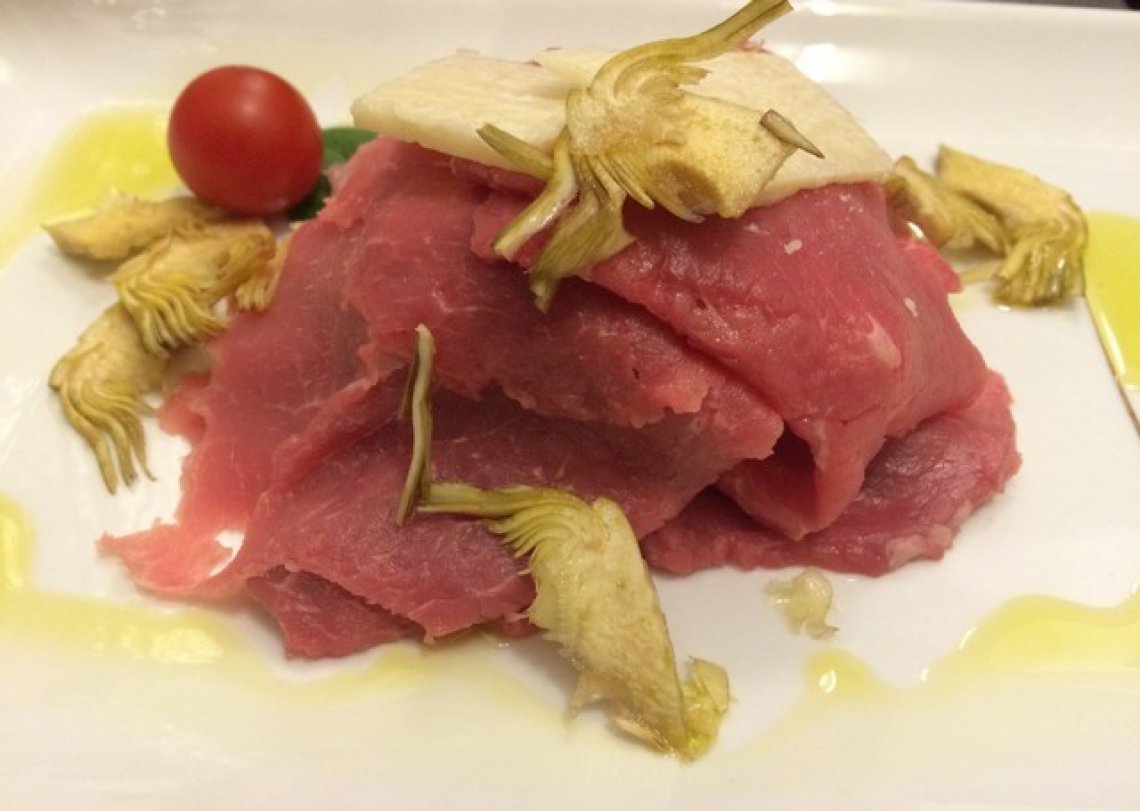 Un piatto dell'Enoteca Guanella