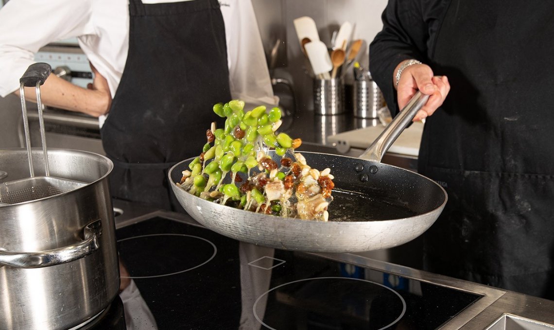 Una preparazione al Ginger Bistrot