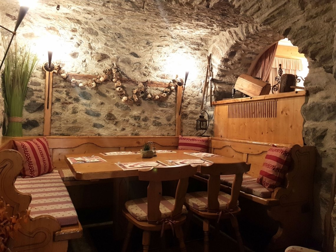 L'atmosfera all'Osteria del Moleta
