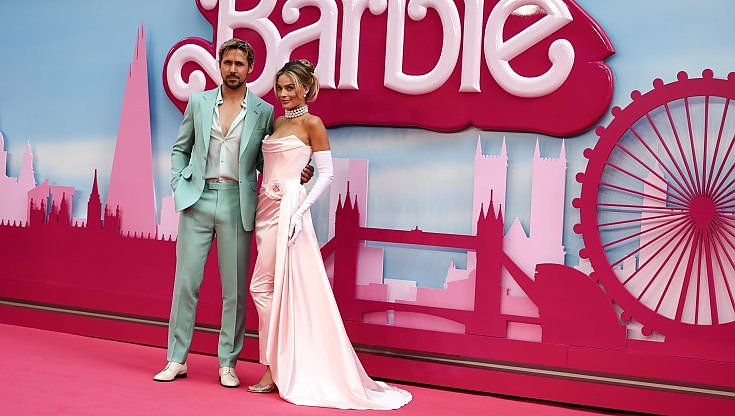 Margot Robbie e Ryan Gosling, Barbie &amp; Ken del film "Barbie"