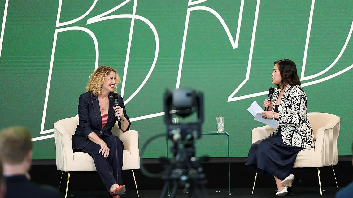 La chef Michelle Bernstein al summit Axios (ph. Ledd Villamarzo)
