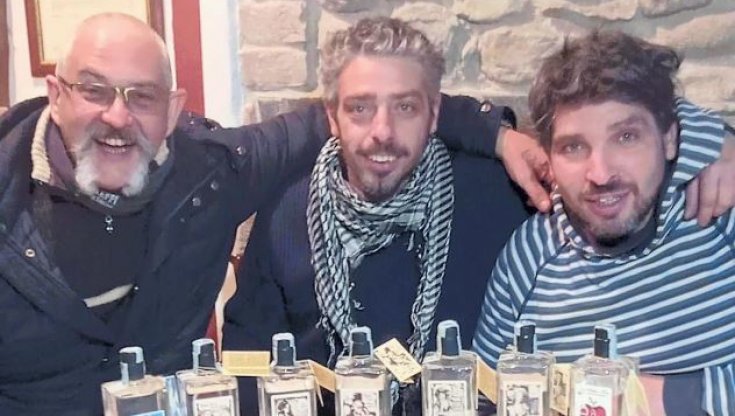 &nbsp;I tre amici che hanno creato il progetto nel Cuneese