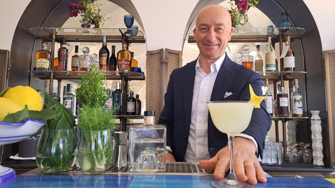 Il Gimlet rivisitato con limoni di Amalfi da Tommaso Mansi