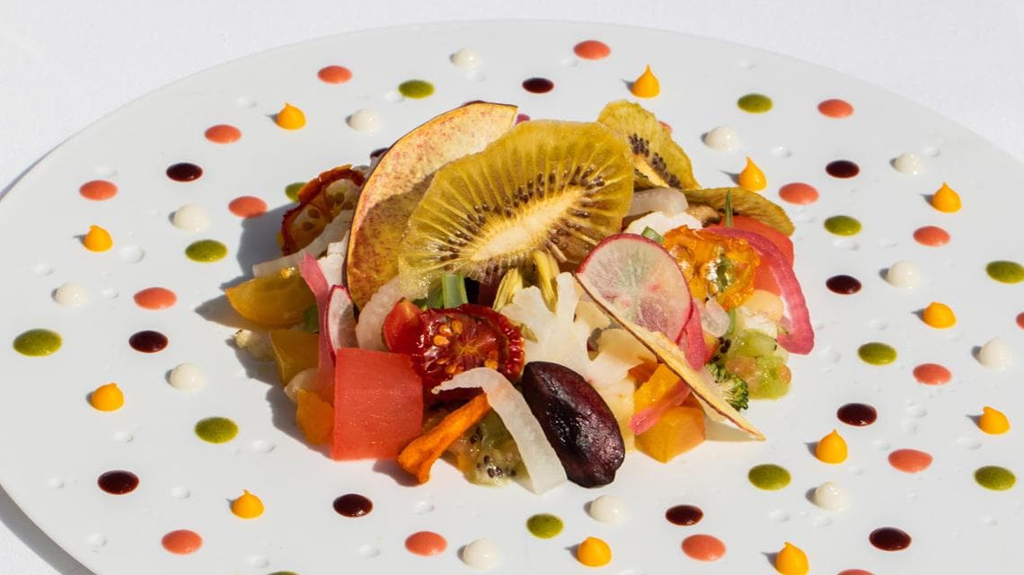 Campo fiorito, il piatto dello chef Armando Aristarco (ph. Letizia Cugliutti)