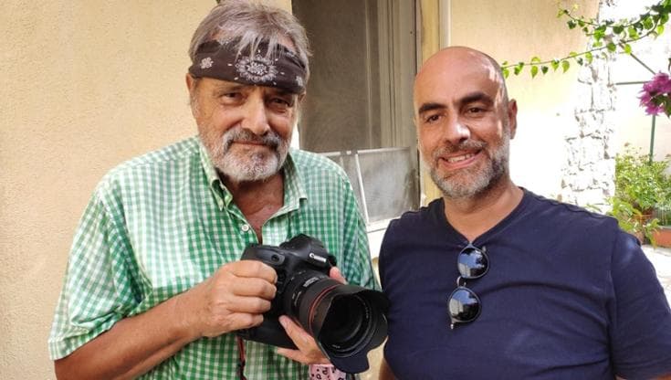 Oliviero Toscani e Pietro Mereu