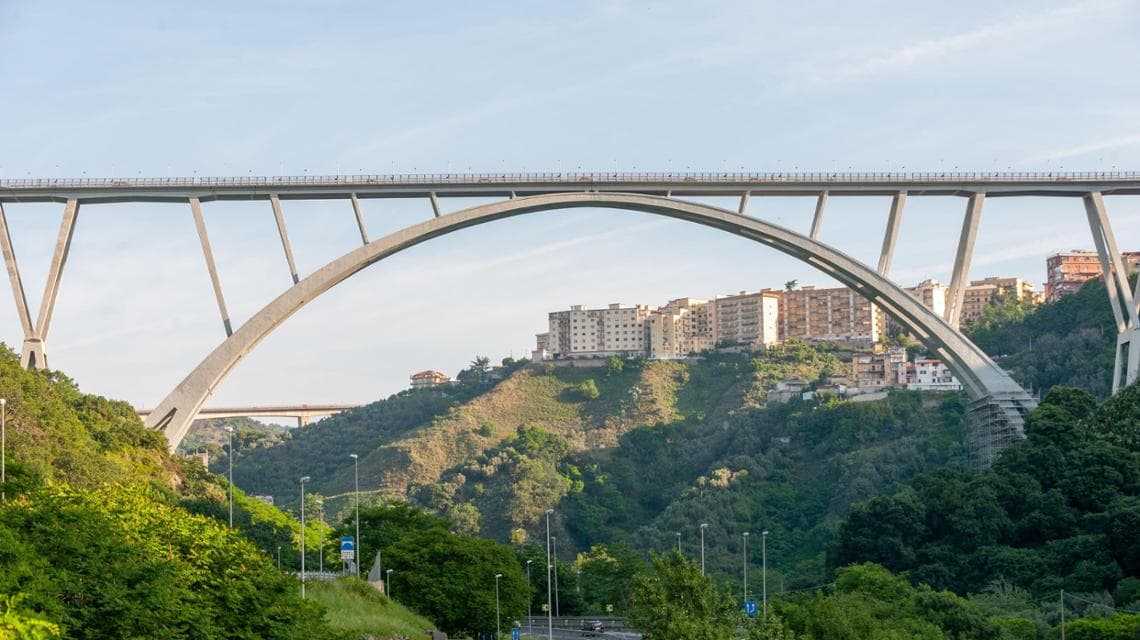 Il ponte Bisantis, uno dei simboli di Catanzaro