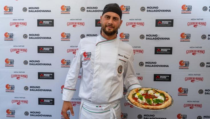Il vincitore di Pizza Bit Competition, Riccardo Tamburrano