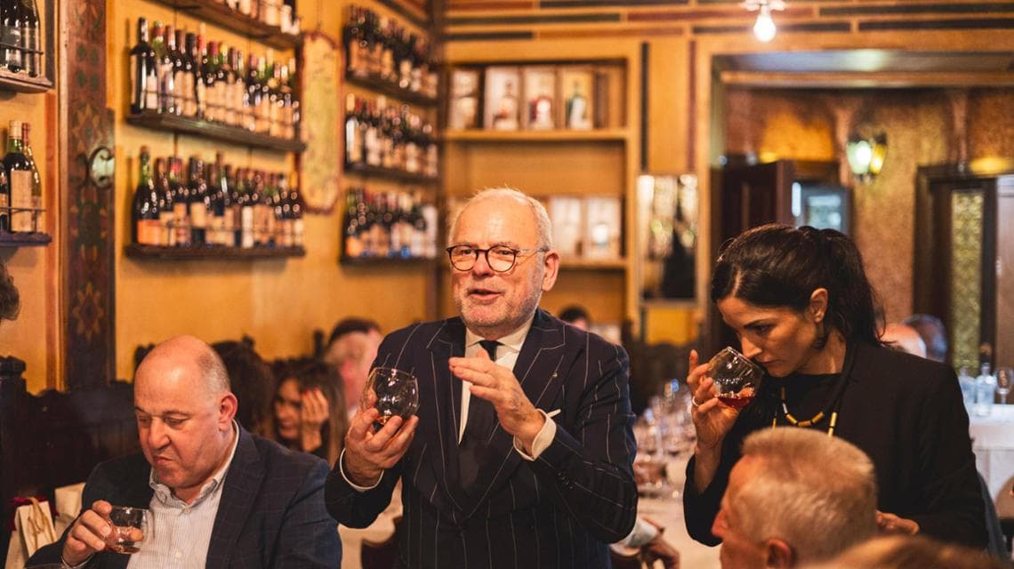 Roberto Castagner alla Bottega del Vino di Verona (ph. davidecarrer.com)