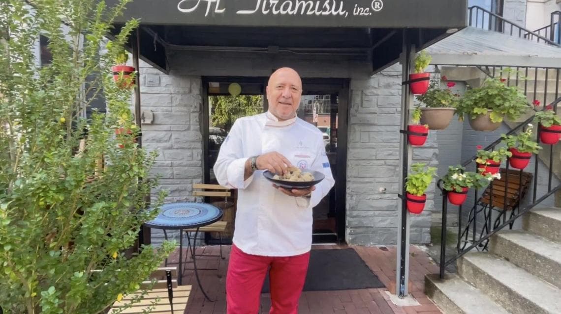 Lo chef Luigi Diotaiuti