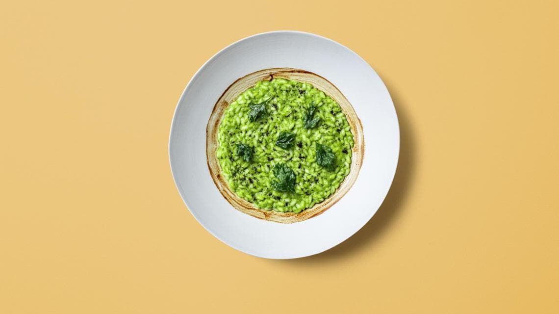 Il risotto con prezzemolo e caffè