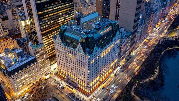Il Plaza Hotel di NYC, una delle mete più gettonate della città
