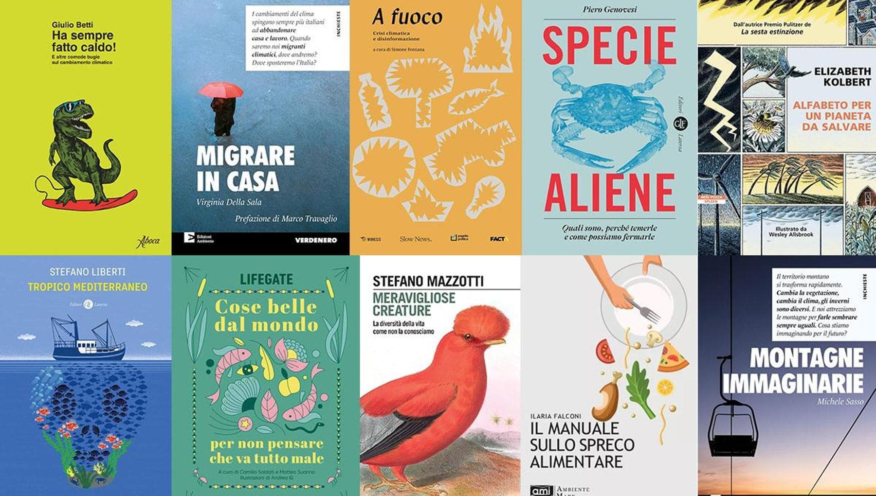 Ağacın altına koymak için çevre ve doğa üzerine on kitap