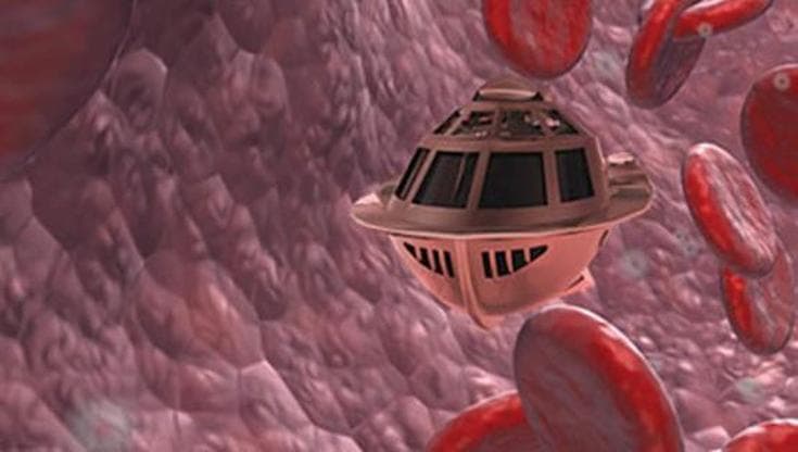 Una scena del film Fantastic Voyage