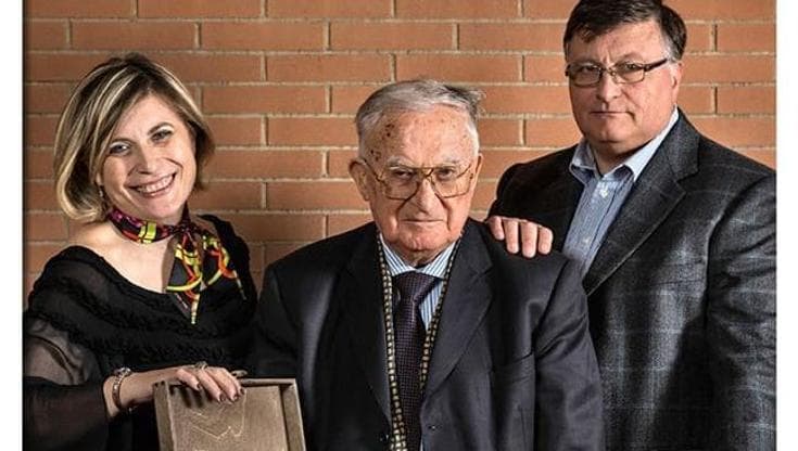 Walter Mastroberardino con i figli Daniela e Paolo