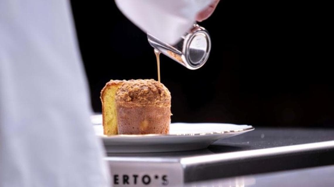 "La faraona arrosto che vuole diventare un panettone"