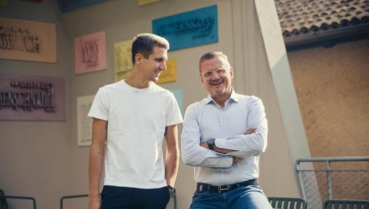 Martin Foradori Hofsta?tter con il figlio Niklas (foto ©peterbender)