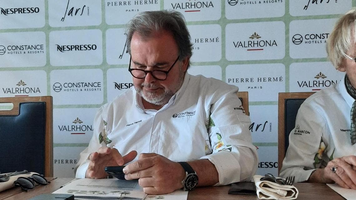 Il pastry chef francese Pierre Hermé