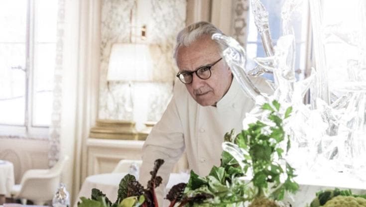 Ducasse conquistato da Roma: “Tra agnello e pecorino, il fascino della tradizione”