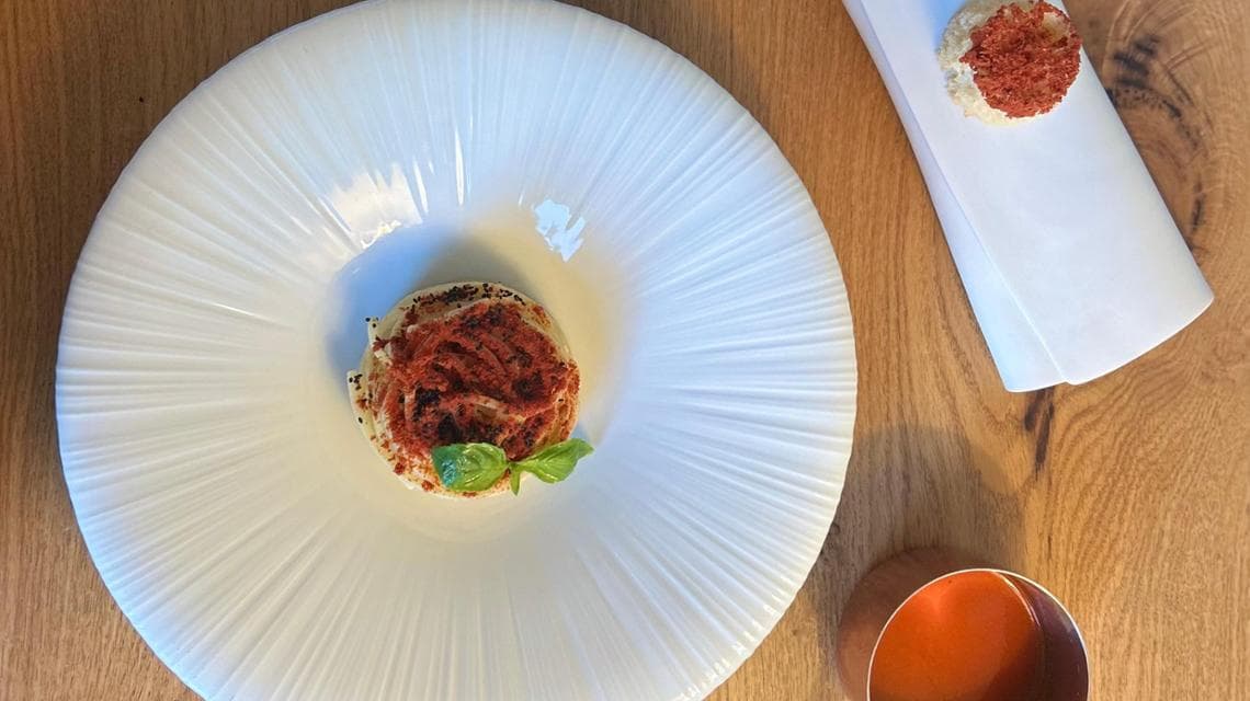 Spaghetti al pomodoro Re Fiascone del ristorante dei Cappuccini