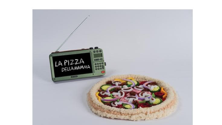 L'opera di Luyao Wang: La pizza della mamma (foto @Courtesy di Caputo)