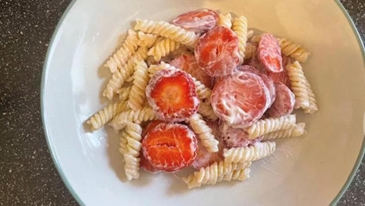 La pasta provata da una giornalista di The Mirror