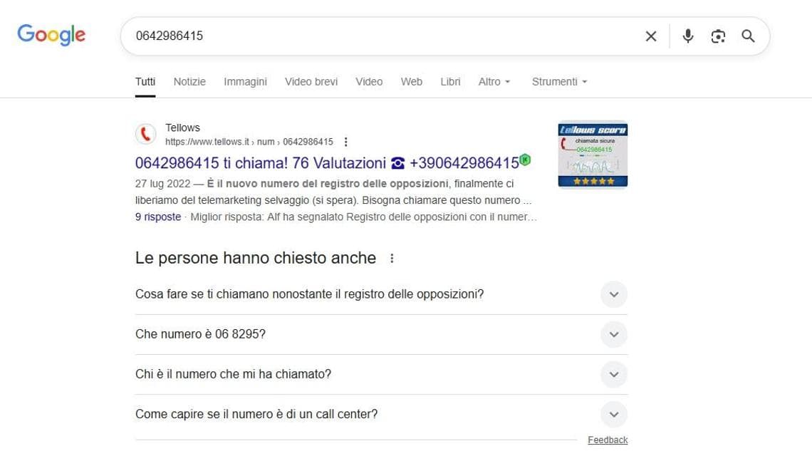 Come si cerca un nome da un numero di telefono - la Repubblica