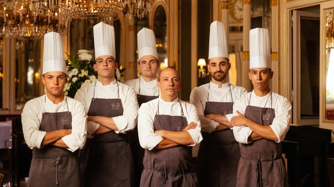 La brigata guidata dallo chef Diego Giglio
