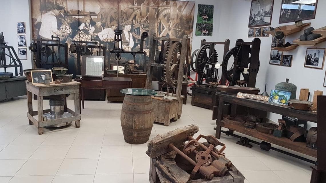 Una sala del Museo del bergamotto