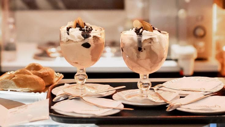 Le coppe di gelato di Sottozero Pennestrì