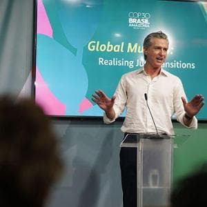 Cop30, è Gavin Newsom il nuovo paladino del clima degli Usa