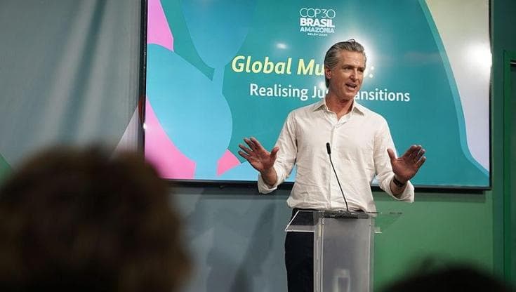 Il governatore della California Gavin Newsom