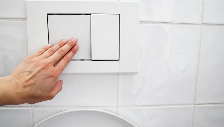 Sciacquone WC, quanta acqua si spreca e come evitarlo