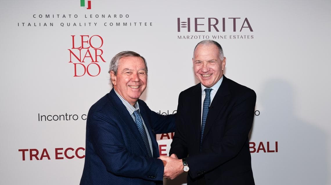 Gaetano Marzotto e Sergio Dompè