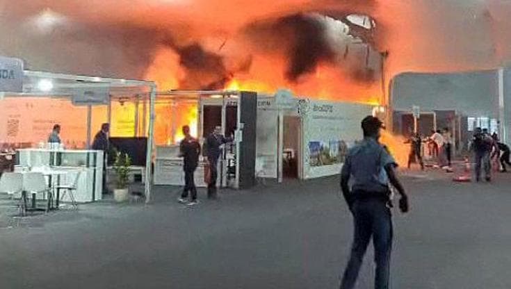 L'incendio a Cop30
