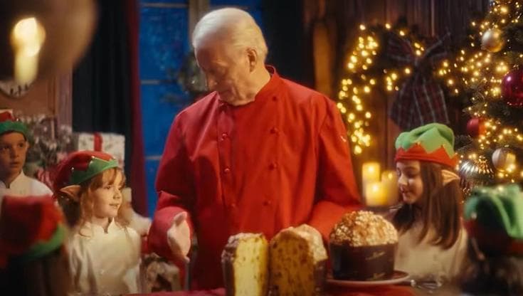 Iginio Massari, il panettone e lo spot natalizio che non convince