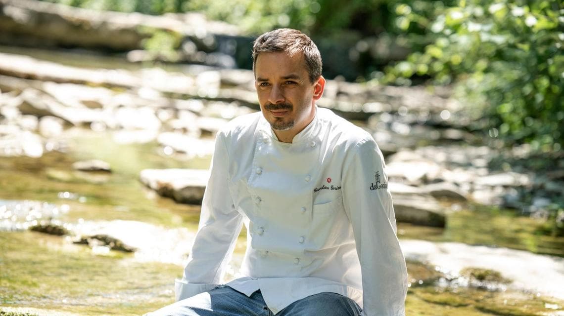 Lo chef Gianluca Gorini (foto di Nicolò Brunelli)