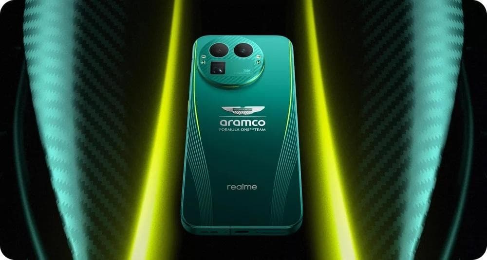 Aston Martin Aramco F1 ekibiyle oluşturulan Realme GT 8 Pro Dream Edition