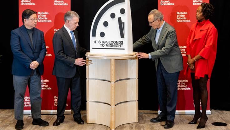 L'annuncio al Doomsday clock