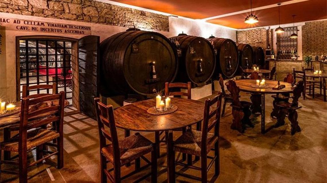 La sala degustazione
