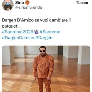 Sanremo'nun ilk gecesinin en komik meme'leri: Dargen D'Amico'dan Laura Pausini'ye