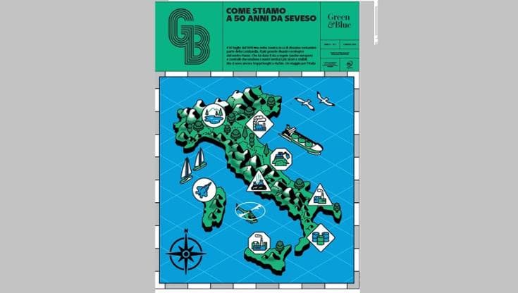 La copertina del numero di Green&Blue in uscita mercoledì 4 marzo
