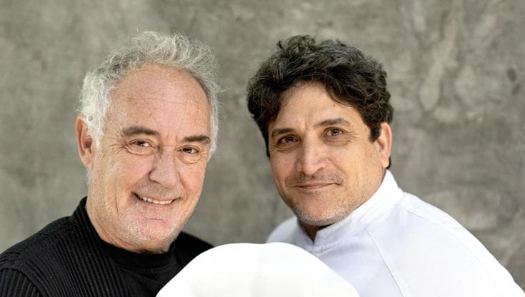Ferran Adrià e Mauro Calagreco