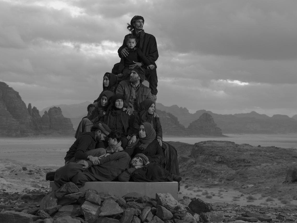 Ftaim ve Ailesi, Ürdün, 2024 © Nick Brandt