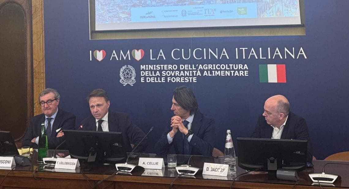 Un momento della presentazione a Roma