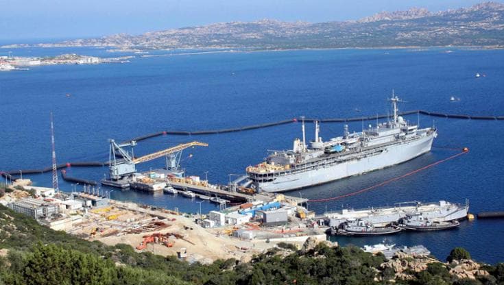 L’ex base all’isola di Santo Stefano concessa agli Usa e chiusa nel 2008
