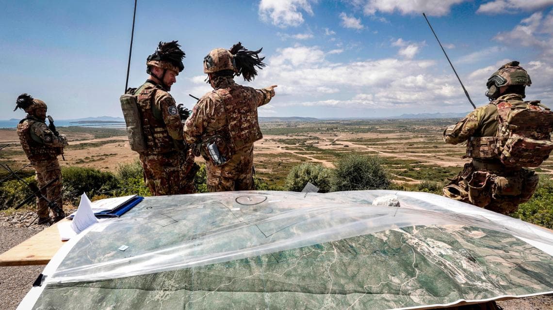 Il poligono di Capo Teulada durante l’esercitazione Joint Star nel 2023