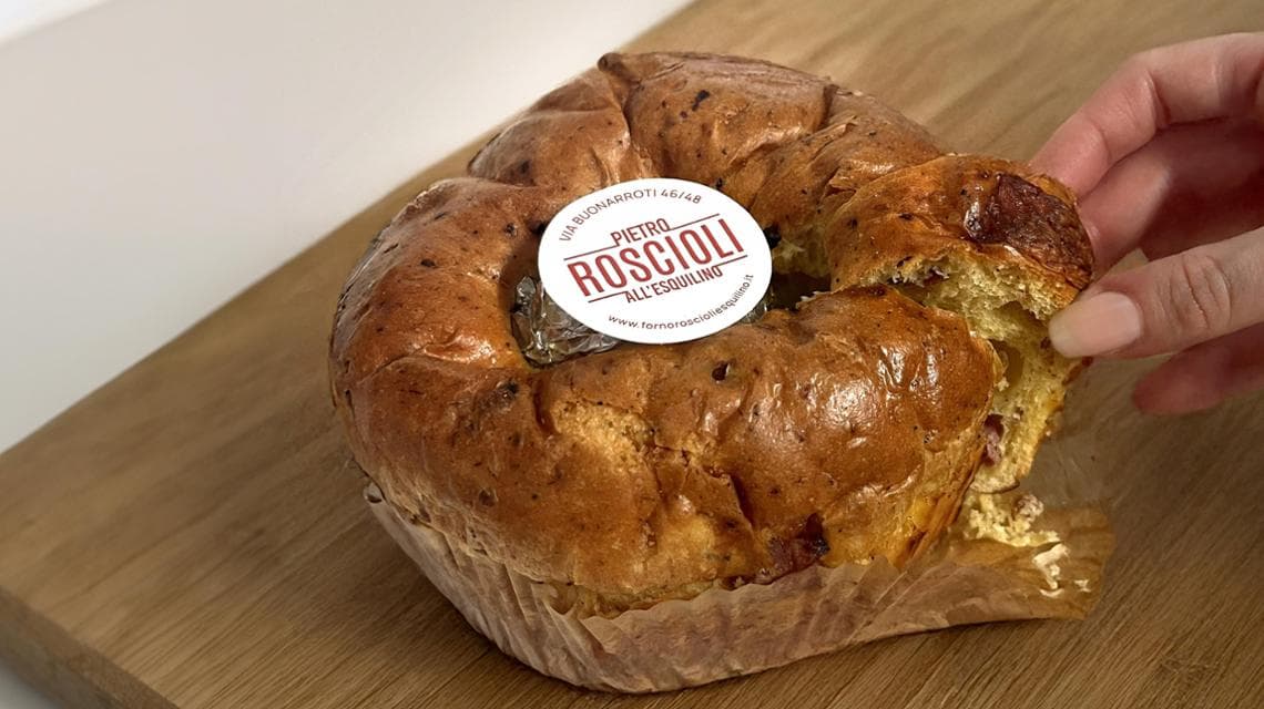 Il casatiello del Forno Roscioli