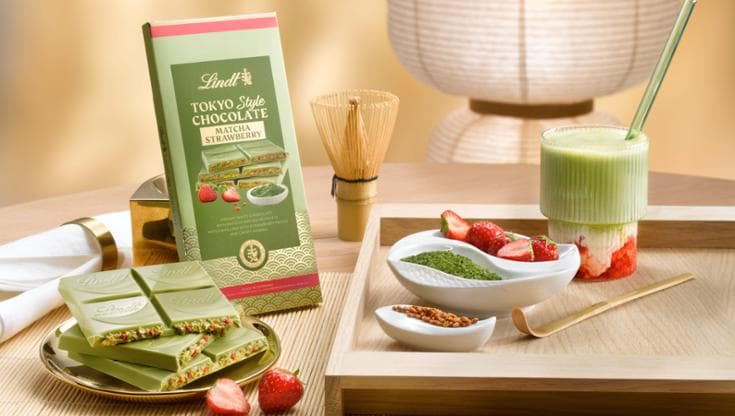 Matcha, riso tostato e fragole: dopo il Dubai arriva il Tokyo style chocolate